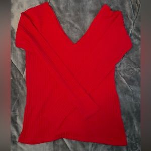 Zara ribbed off the shoulder top